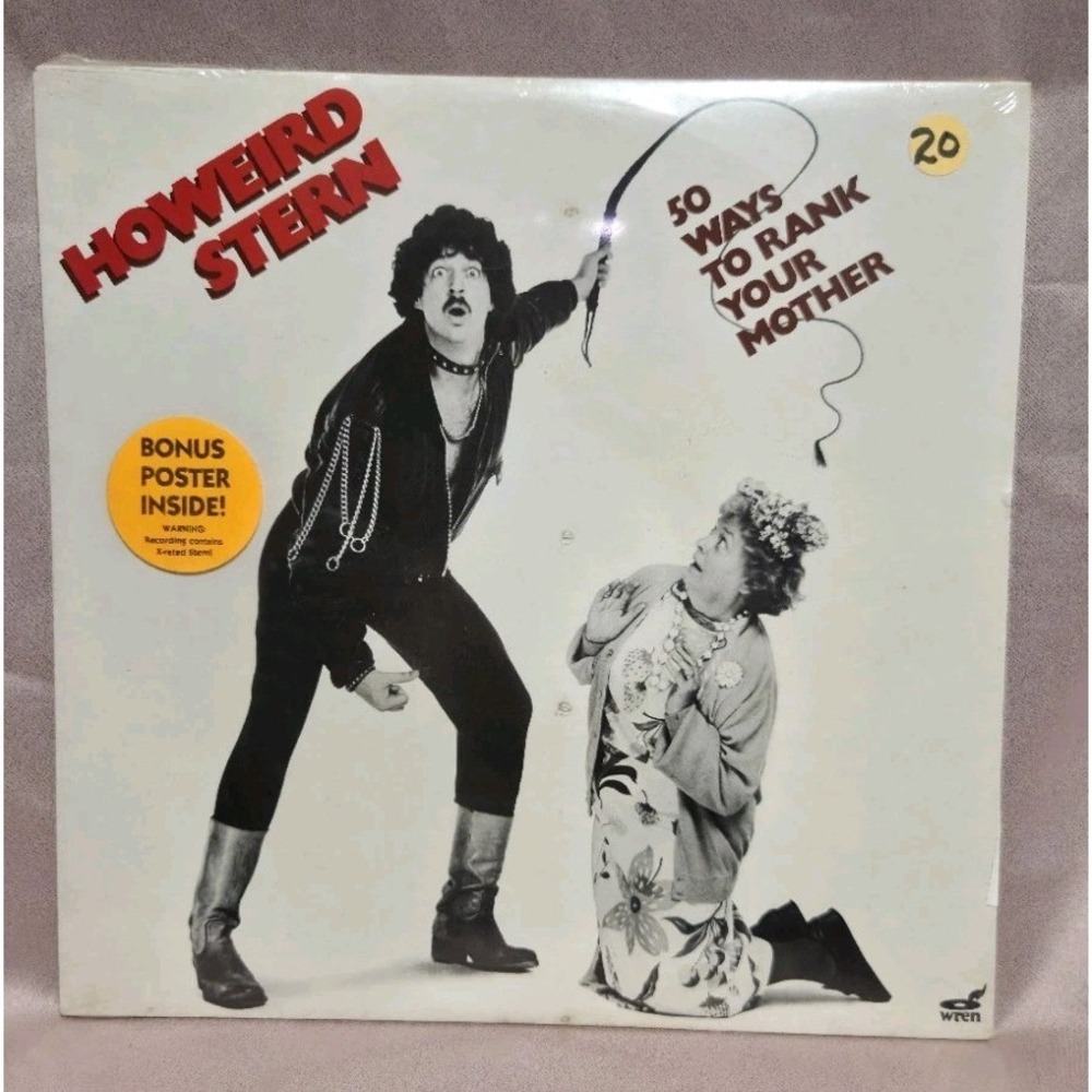 New Howard Stern 50 Ways To Rank Your Mother 1982 WRN 8201 Sealed VG+ Hype